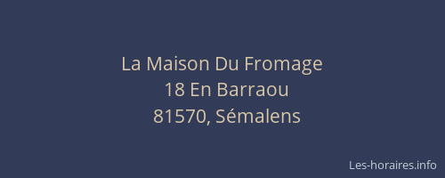 La Maison Du Fromage