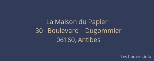 La Maison du Papier