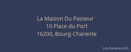 La Maison Du Passeur