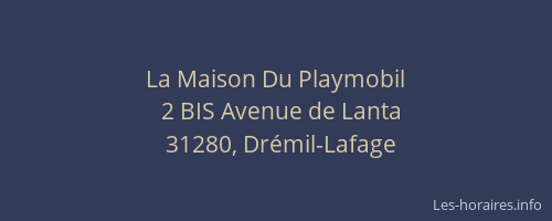 La Maison Du Playmobil