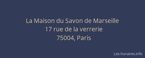 La Maison du Savon de Marseille