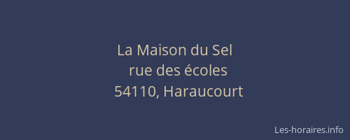 La Maison du Sel