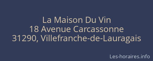 La Maison Du Vin