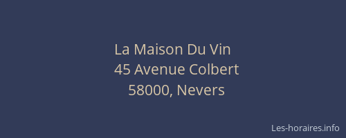 La Maison Du Vin