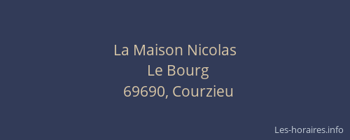 La Maison Nicolas