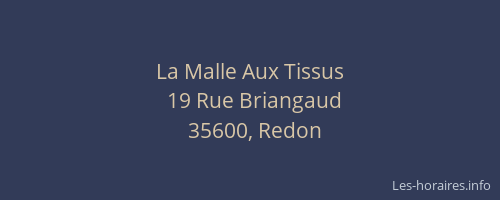 La Malle Aux Tissus