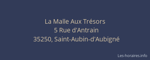 La Malle Aux Trésors