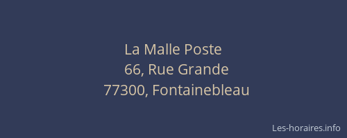 La Malle Poste
