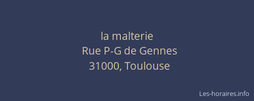 la malterie