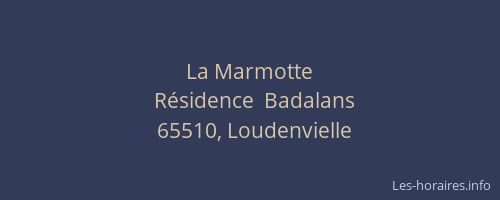 La Marmotte