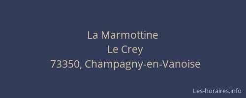La Marmottine