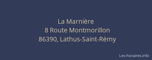 La Marni&egrave;re