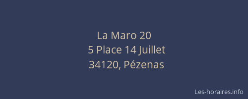 La Maro 20