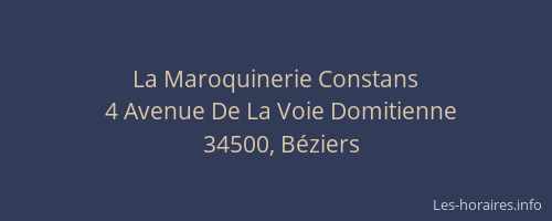 La Maroquinerie Constans