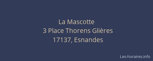 La Mascotte