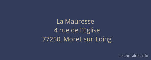 La Mauresse