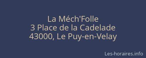 La Méch'Folle