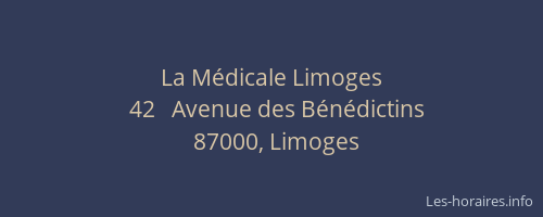 La Médicale Limoges