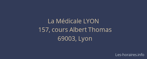 La Médicale LYON
