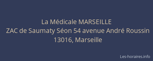 La Médicale MARSEILLE