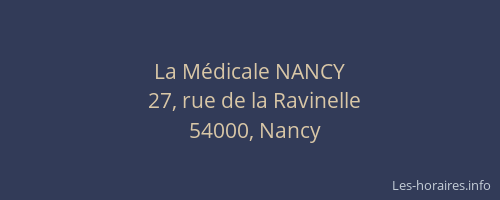 La Médicale NANCY