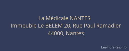 La Médicale NANTES