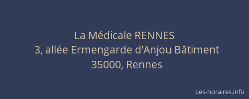 La Médicale RENNES
