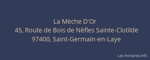 La M&egrave;che D'Or