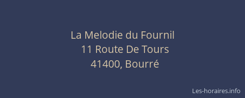 La Melodie du Fournil