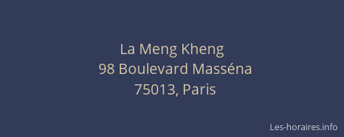 La Meng Kheng