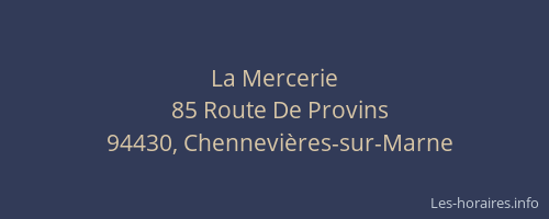 La Mercerie