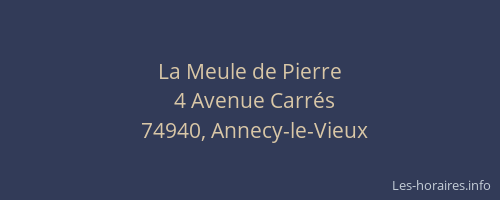 La Meule de Pierre