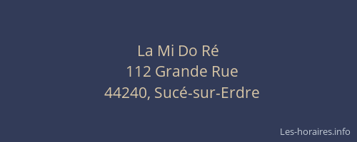 La Mi Do Ré