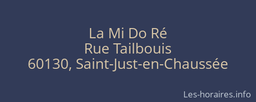 La Mi Do Ré