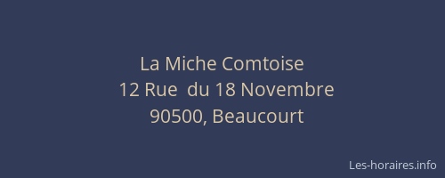La Miche Comtoise