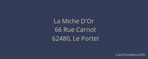 La Miche D'Or