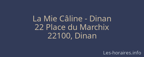 La Mie Câline - Dinan