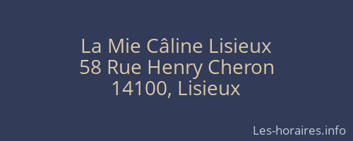 La Mie Câline Lisieux