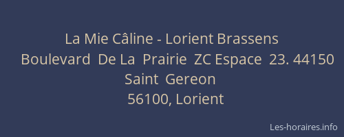 La Mie Câline - Lorient Brassens