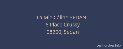 La Mie Câline SEDAN