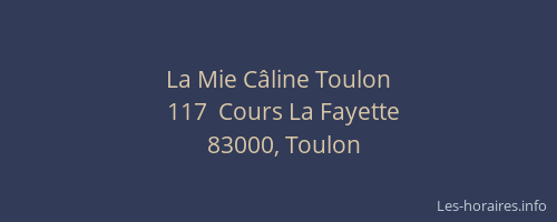 La Mie Câline Toulon