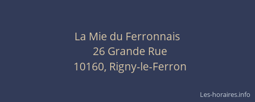 La Mie du Ferronnais