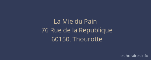 La Mie du Pain