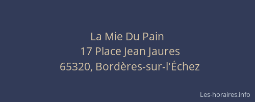 La Mie Du Pain