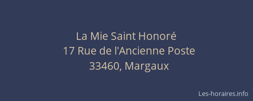 La Mie Saint Honoré