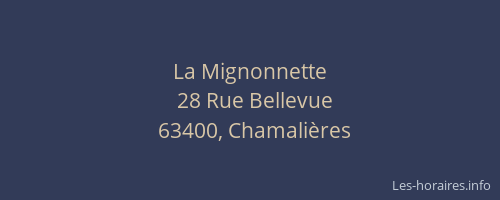 La Mignonnette