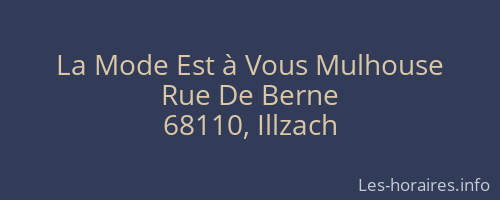 La Mode Est à Vous Mulhouse