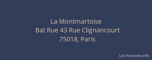 La Montmartoise