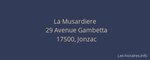La Musardiere