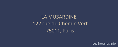LA MUSARDINE